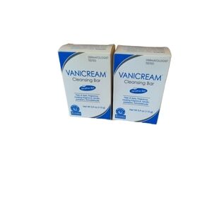Vanicream Cleansing Bar for Sensitive Skin Set of 2 Bars 3.8oz. Sealed in Box